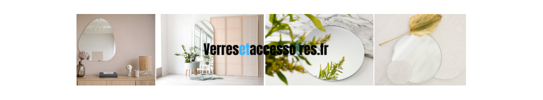 Miroirs sur mesure – Découpe personnalisée de miroirs clairs, teintés et biseautés